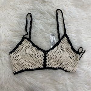 Zara crochet crop top